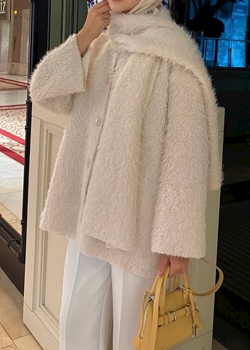 Bej Yumoş atkılı ceket - Görsel 2