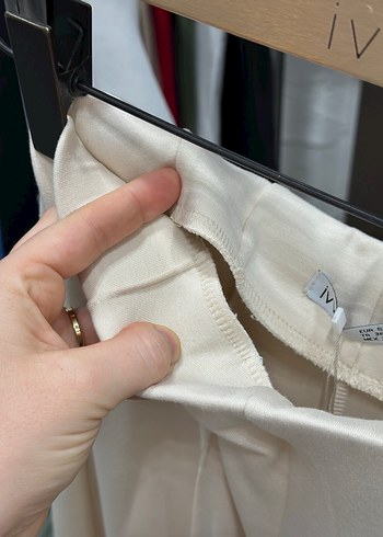 Çimalı beli Pensli eşofman altı - Görsel 6