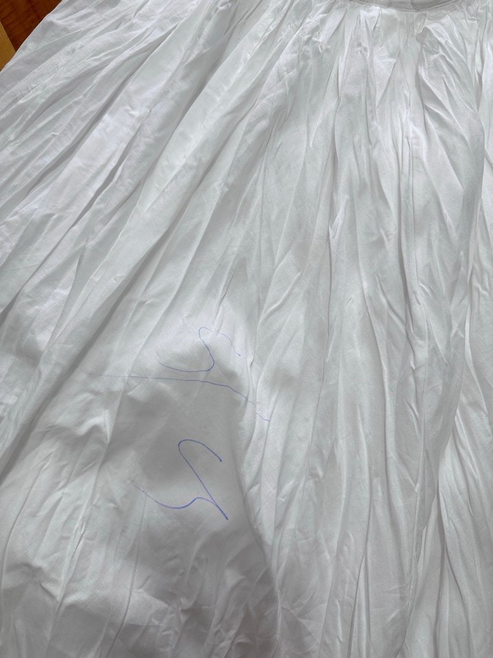 Ufak defolu kırışık etek - Görsel 3