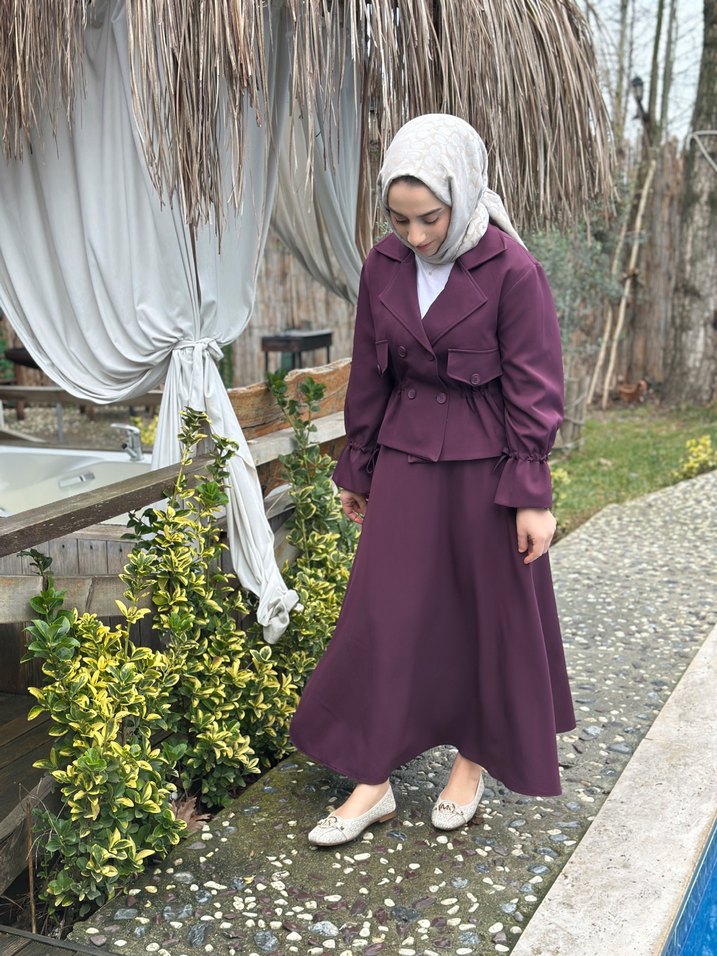 Ufak defolu trenç etekli takım - Görsel 4