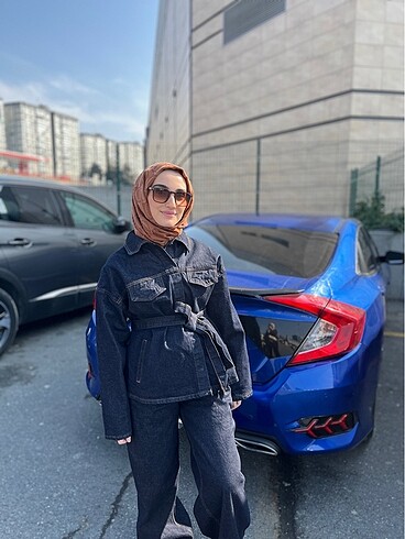 l Beden lacivert Renk Denim takım