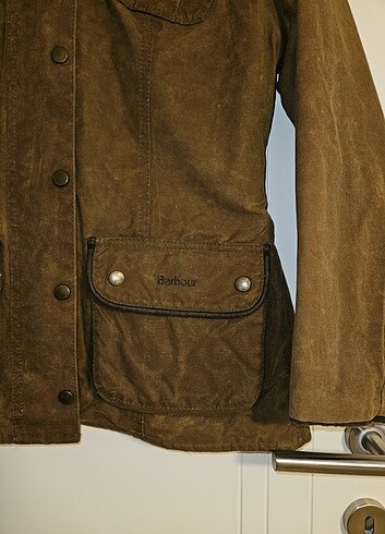 m Beden Barbour L1600 Fur Trim Utility Mont