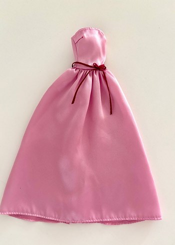 Pembe Pastel Barbie Elbisesi