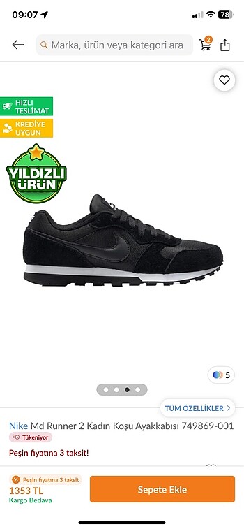 Nike md runner orjinal
