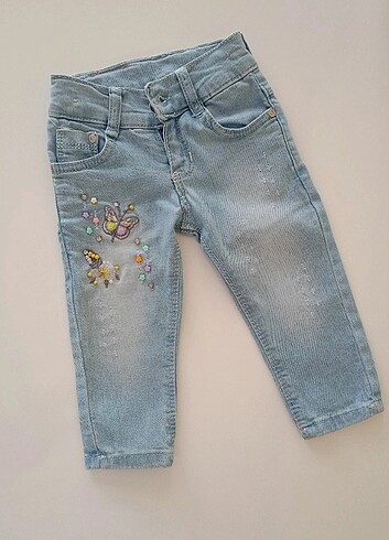 Kız bebek kot pantolon 