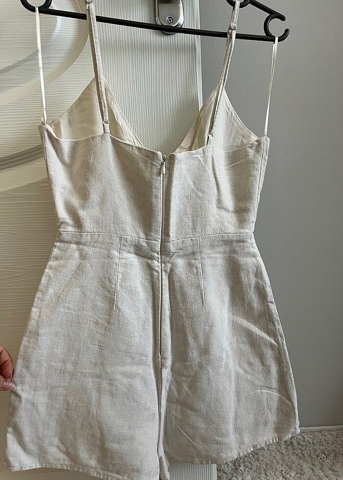 Shein keten şort tulum - Görsel 5