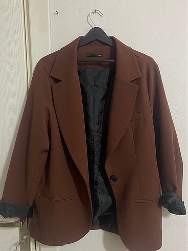 m Beden kahverengi Renk Blazer ceket
