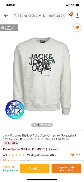Sweatshirt Jack Jones