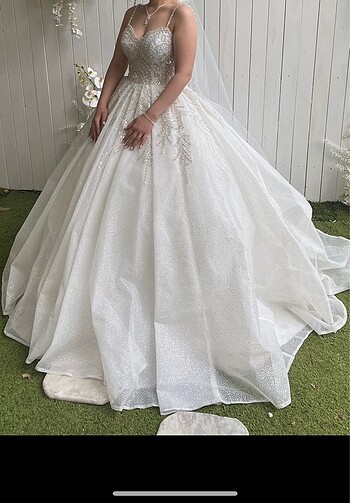Prenses model gelinlik