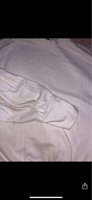 s Beden beyaz Renk Beyaz sweatshirt