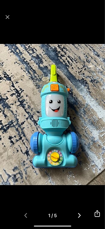 Fisher Price Eğitici Süpürge Makinesi