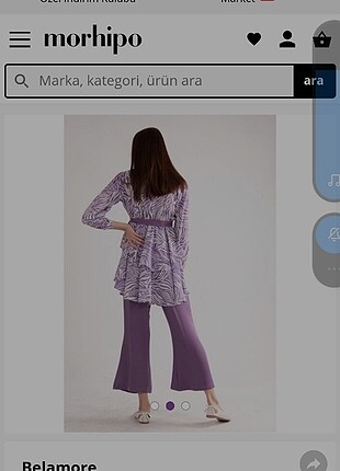 s Beden İspanyol paça takım