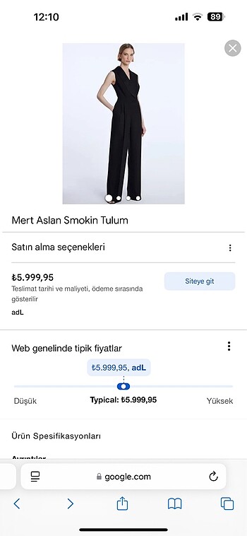 m Beden Adl siyah Tulum