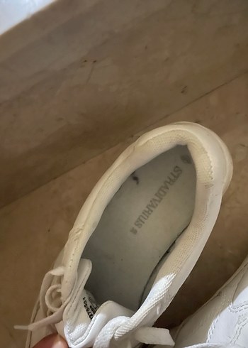 Stradivarius Beyaz Kadın Dolgu Topuk Spor Ayakkabı