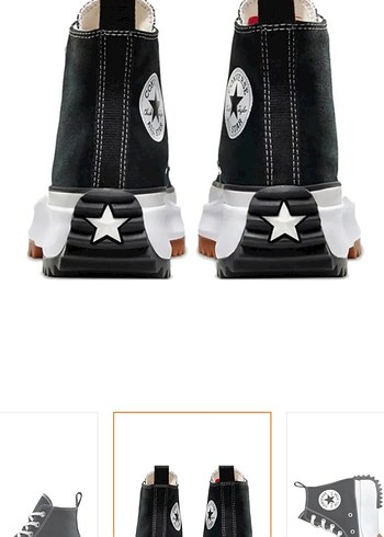 38 Beden Converse Siyah Kadın Platform Sneaker