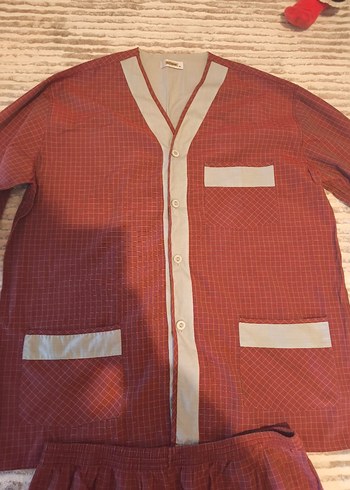 Düğmeli Erkek Pijama Takımı - Görsel 2