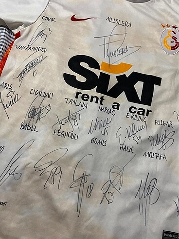 İmzalı Galatasaray Futbolcu forması - Görsel 2