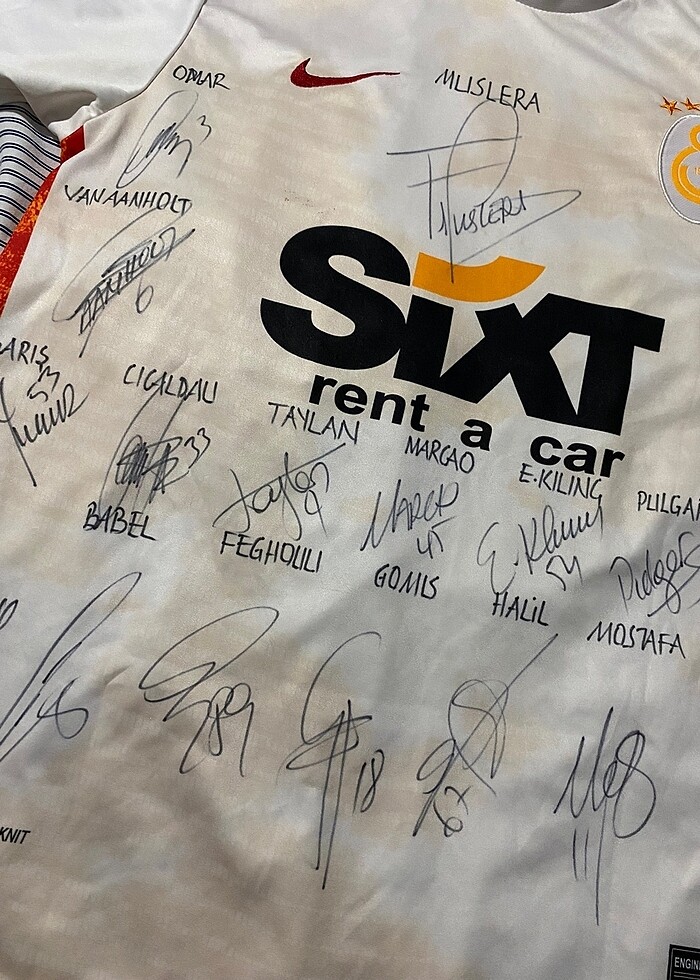 İmzalı Galatasaray Futbolcu forması - Görsel 2