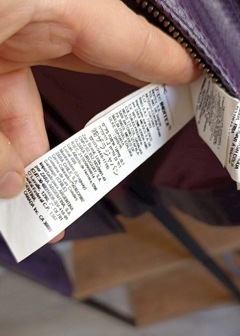 Mor Kadın Deri Biker Ceket zara - Görsel 4