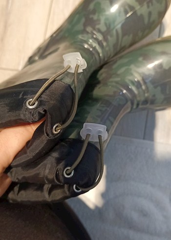 Erkek Çocuk Kamuflaj Desenli Kauçuk Bot yağmur botu - Görsel 5