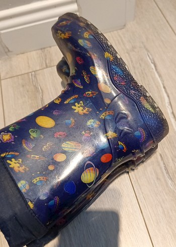 Renkli Desenli Erkek Çocuk Lastik Çizme yağmur cizmesi - Görsel 6