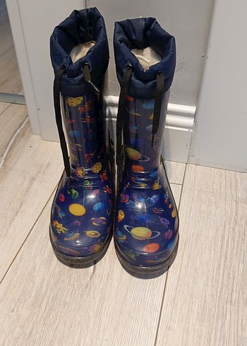 Renkli Desenli Erkek Çocuk Lastik Çizme yağmur cizmesi - Görsel 8