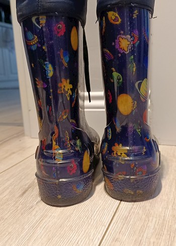 Renkli Desenli Erkek Çocuk Lastik Çizme yağmur cizmesi - Görsel 5