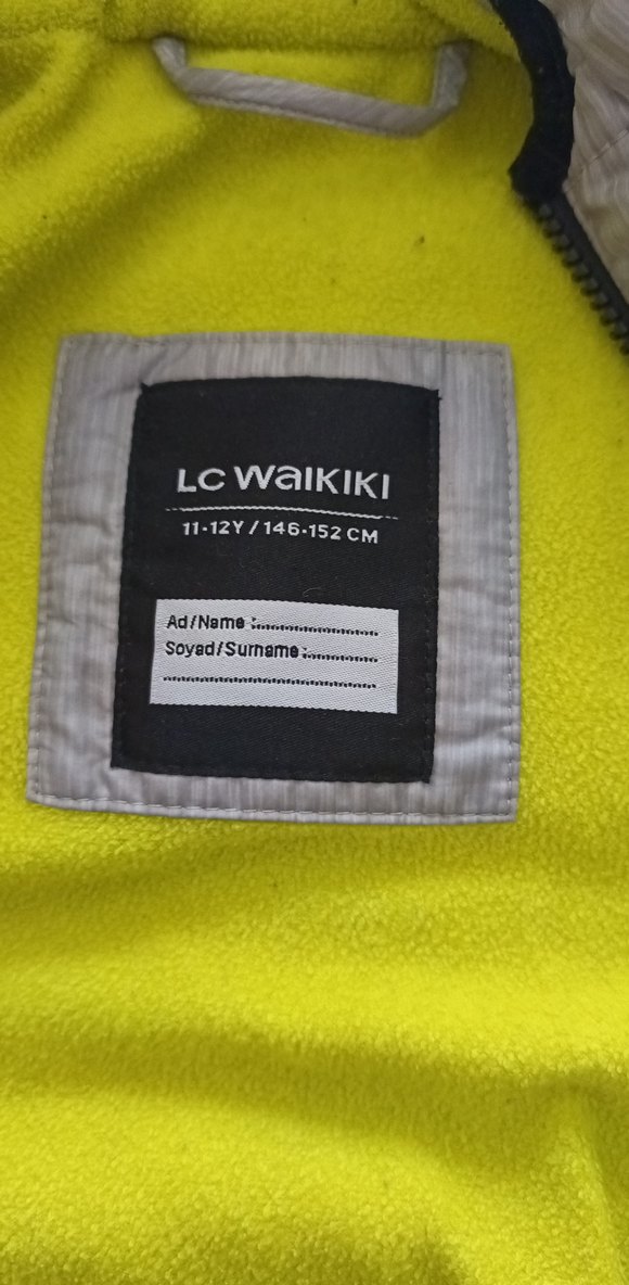 Gri Kapüşonlu erkek çocuk  Mont - Görsel 5