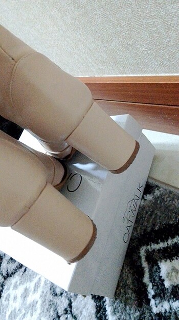 Kadın bej cizme - Görsel 5