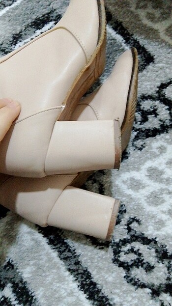 Kadın bej cizme - Görsel 7