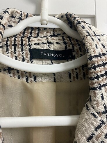 36 Beden Blazer Tüvit Ceket