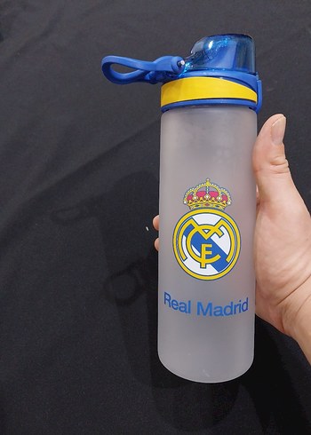 Beden mavi Renk Real Madrid Su Matarası