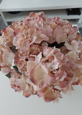 English Home Pastel Pembe Yapay Ortanca Çiçeği