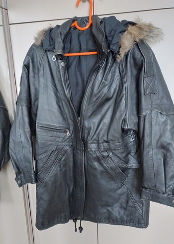 Mavi Jeans Kürklü Deri Kadın Biker Ceket