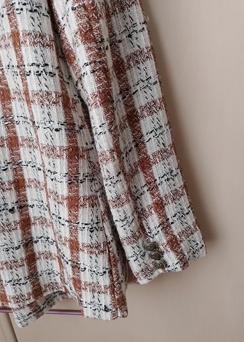 Düğmeli, Regular Fit Kadın Blazer Ceket - Görsel 6