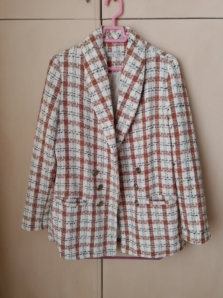 Düğmeli, Regular Fit Kadın Blazer Ceket - Görsel 2