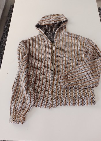 Kapüşonlu Örgü Bohem iki takim - Görsel 16