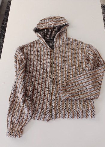 Kapüşonlu Örgü Bohem iki takim - Görsel 14