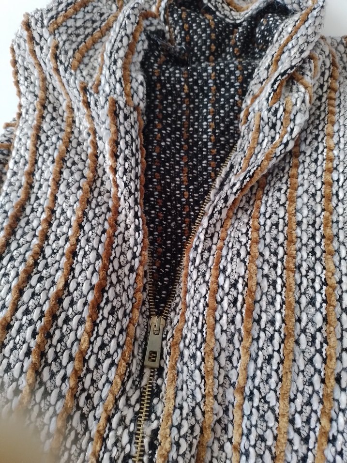 Kapüşonlu Örgü Bohem iki takim - Görsel 2