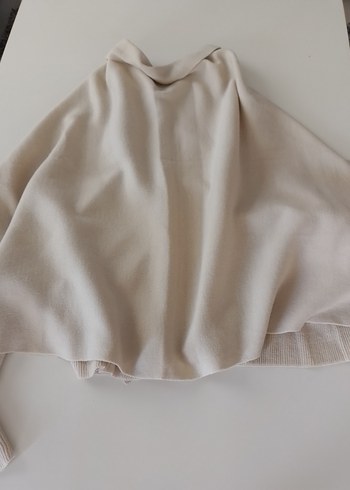 Düğmeli Bej Triko panco - Görsel 8