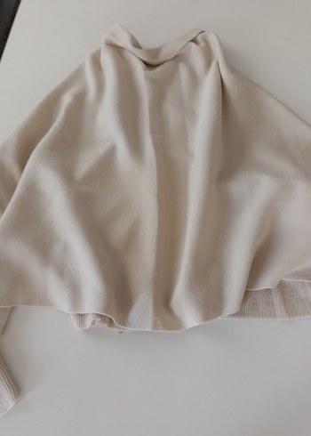 Düğmeli Bej Triko panco - Görsel 12