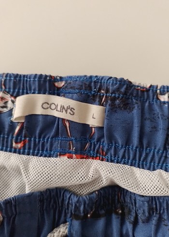 COLIN'S Baskılı Mavi Erkek Yüzme Şortu - Görsel 5