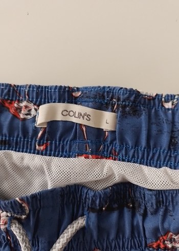 COLIN'S Baskılı Mavi Erkek Yüzme Şortu - Görsel 4