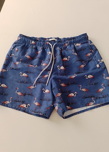 COLIN'S Baskılı Mavi Erkek Yüzme Şortu - Görsel 10