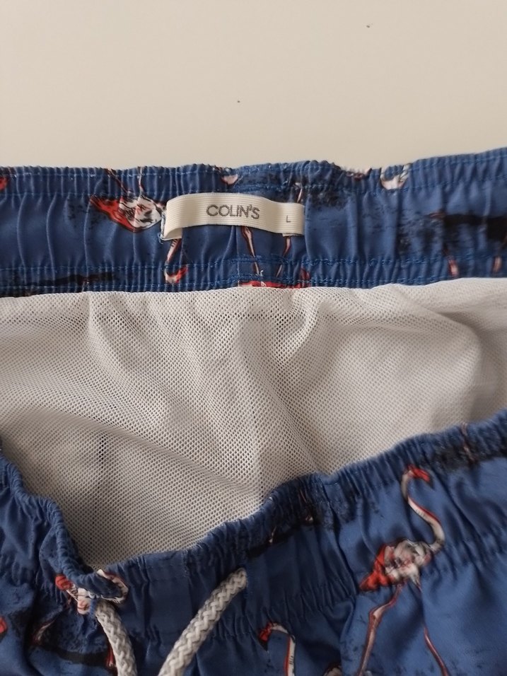 COLIN'S Baskılı Mavi Erkek Yüzme Şortu - Görsel 2