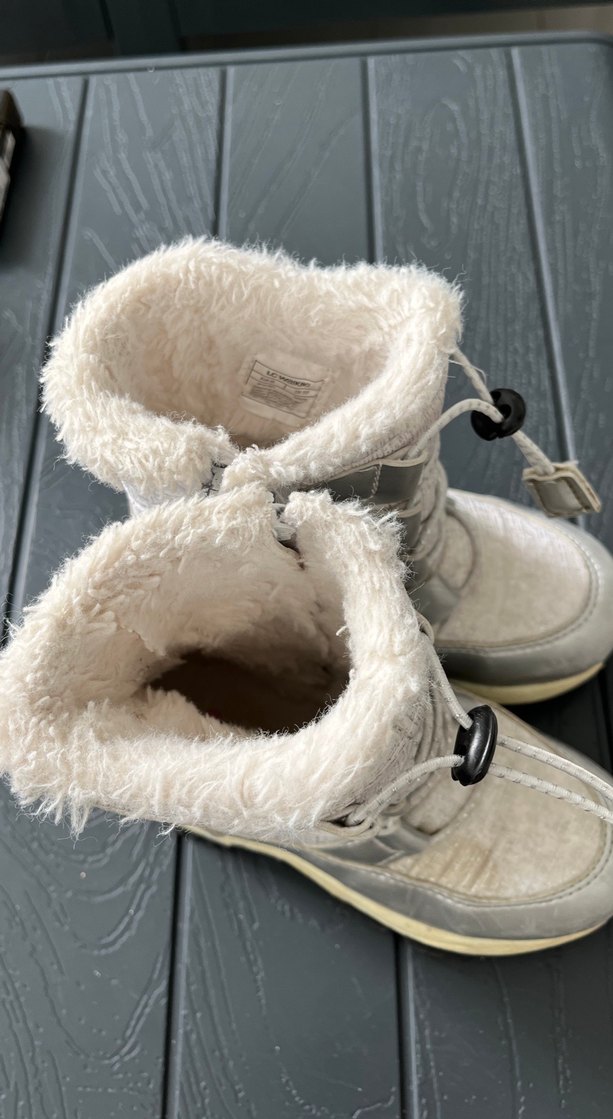 Kız Çocuk Gri Kemerli Polar Bot - Görsel 4