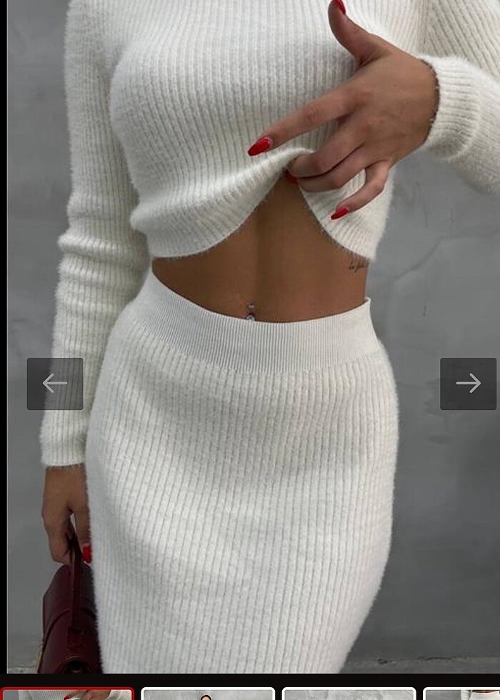 Etek crop takım - Görsel 2