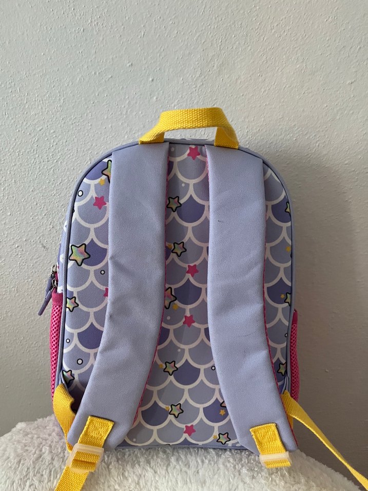 Pastel Mor Çocuk Okul Çantası - Görsel 3