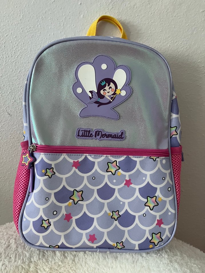 Pastel Mor Çocuk Okul Çantası - Görsel 2