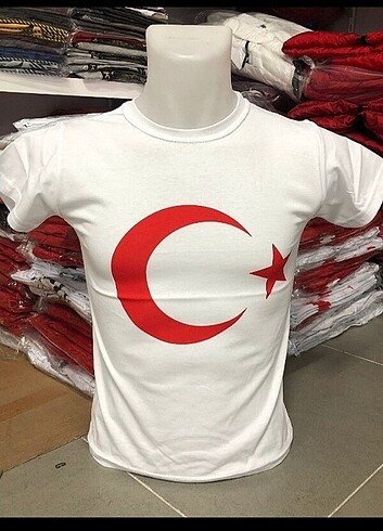 Türk Bayraklı tişört M beden 
